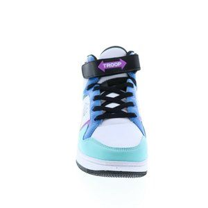 World Of Troop Destroyer 20 Mid Mens White Blue Lifestyle Trainers Shoes